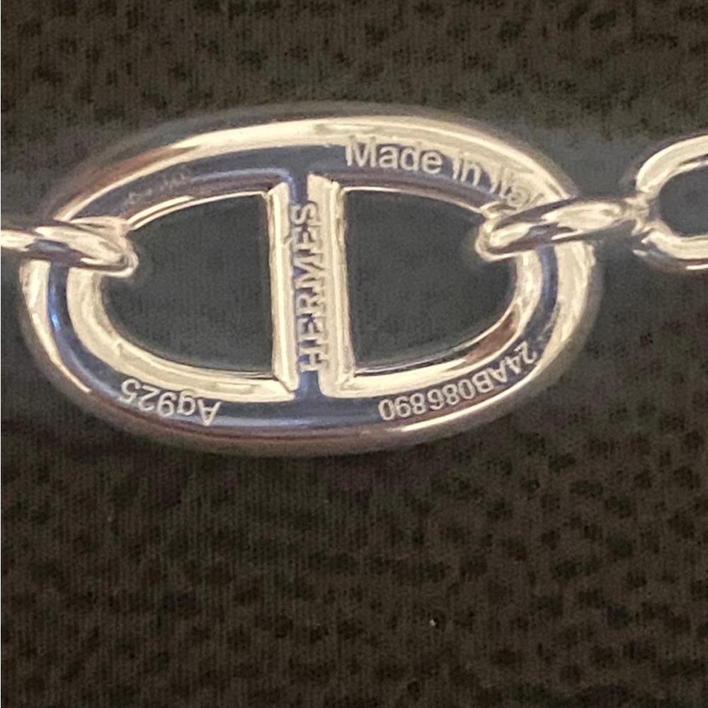 Hermès farandole silver necklace